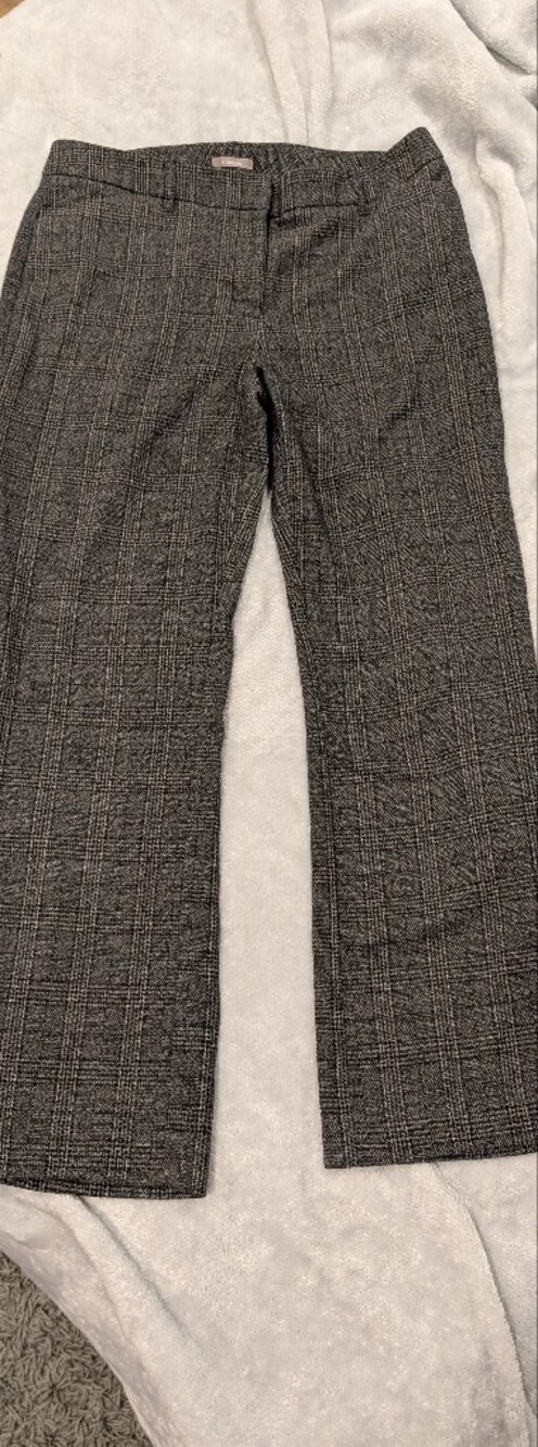 Maurices Black & Gray Textured Dress Pants - Straight Fit